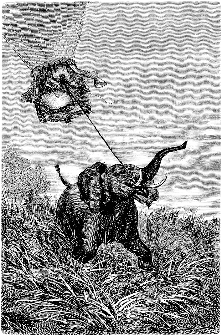affiche L’Instant Patrimoine : Jules Verne - Cinq semaines en ballon 