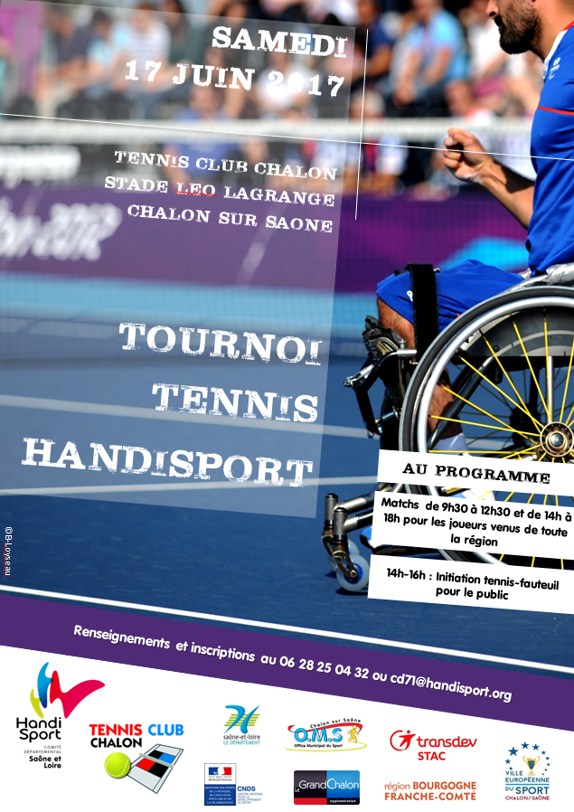 affiche Tournoi Tennis Handisport