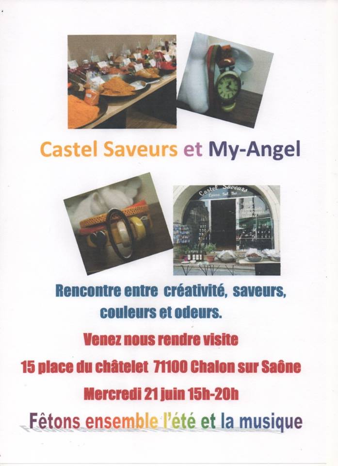 affiche CASTEL SAVEURS-MY.ANGEL