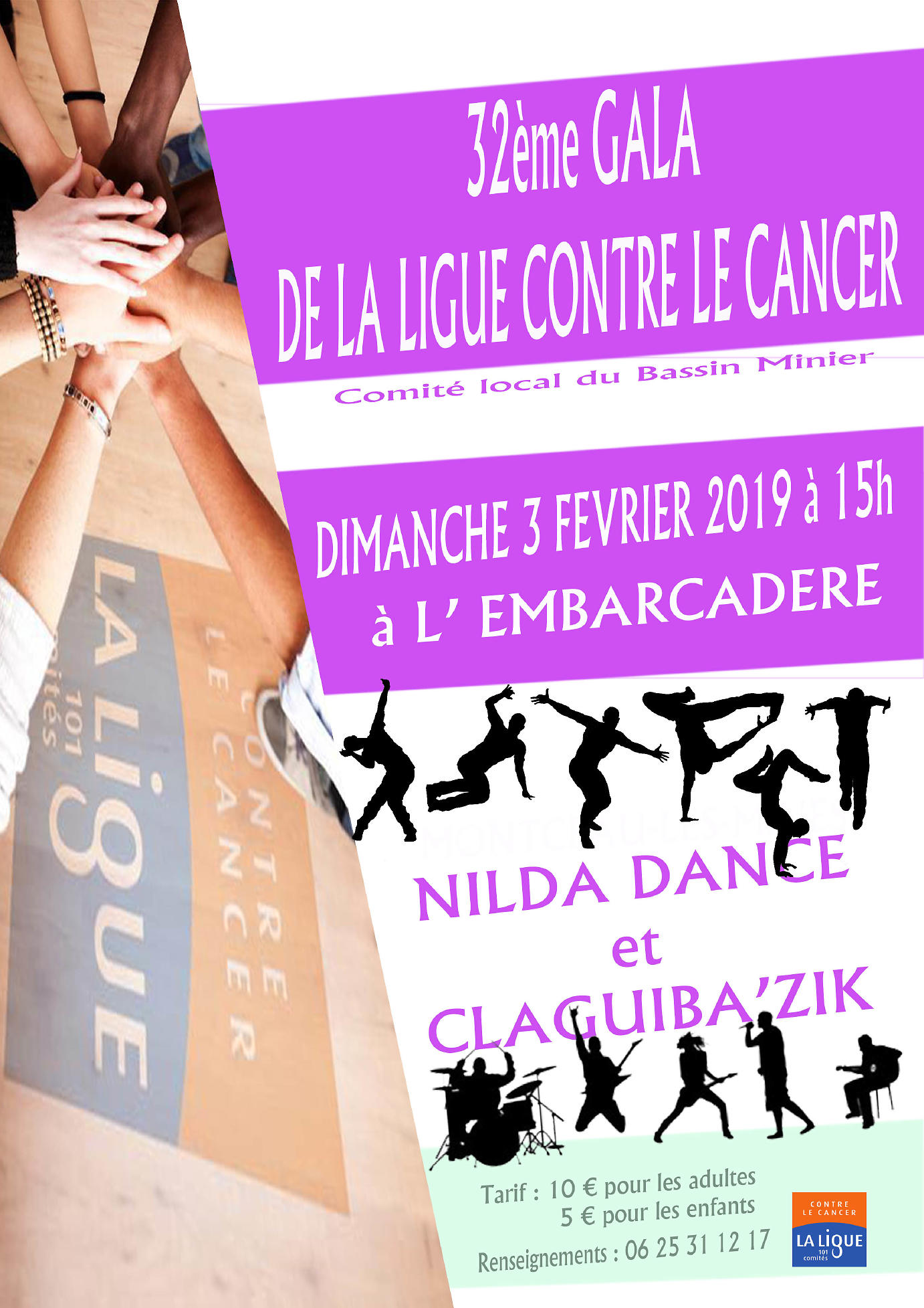 affiche 32ème Gala de la Ligue contre le cancer