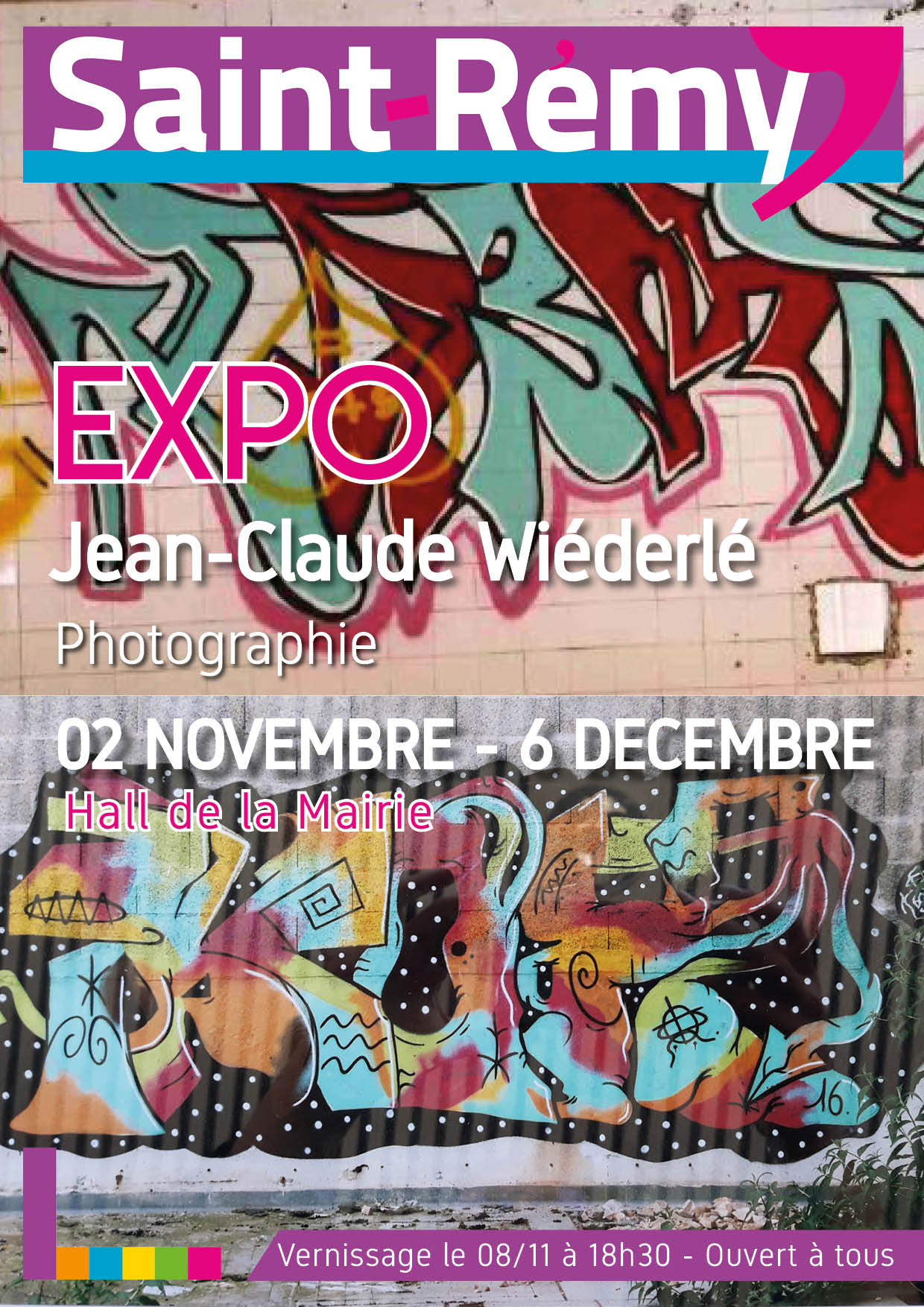 affiche Exposition : Jean-Claude Wiéderlé - Photographie