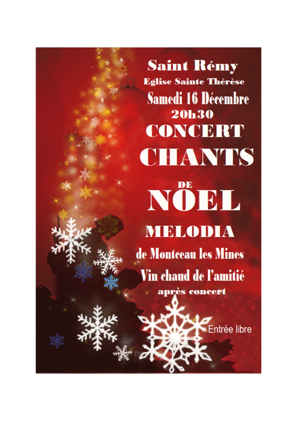 affiche Chants de Noël