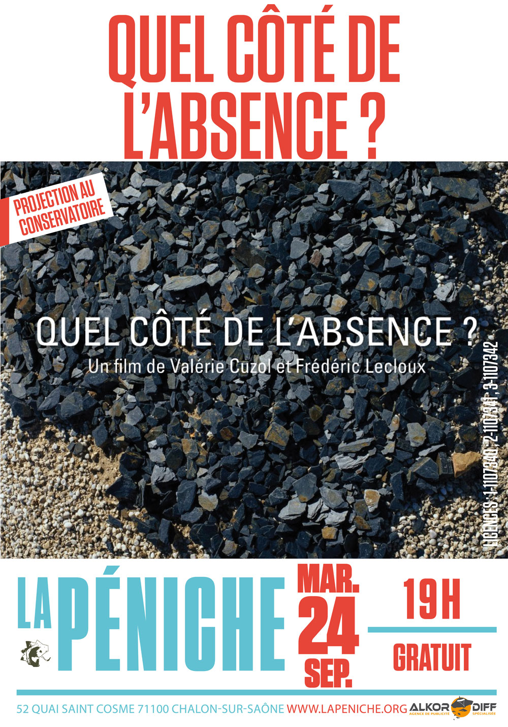 affiche Projection : Quel Côté de l'Absence ?