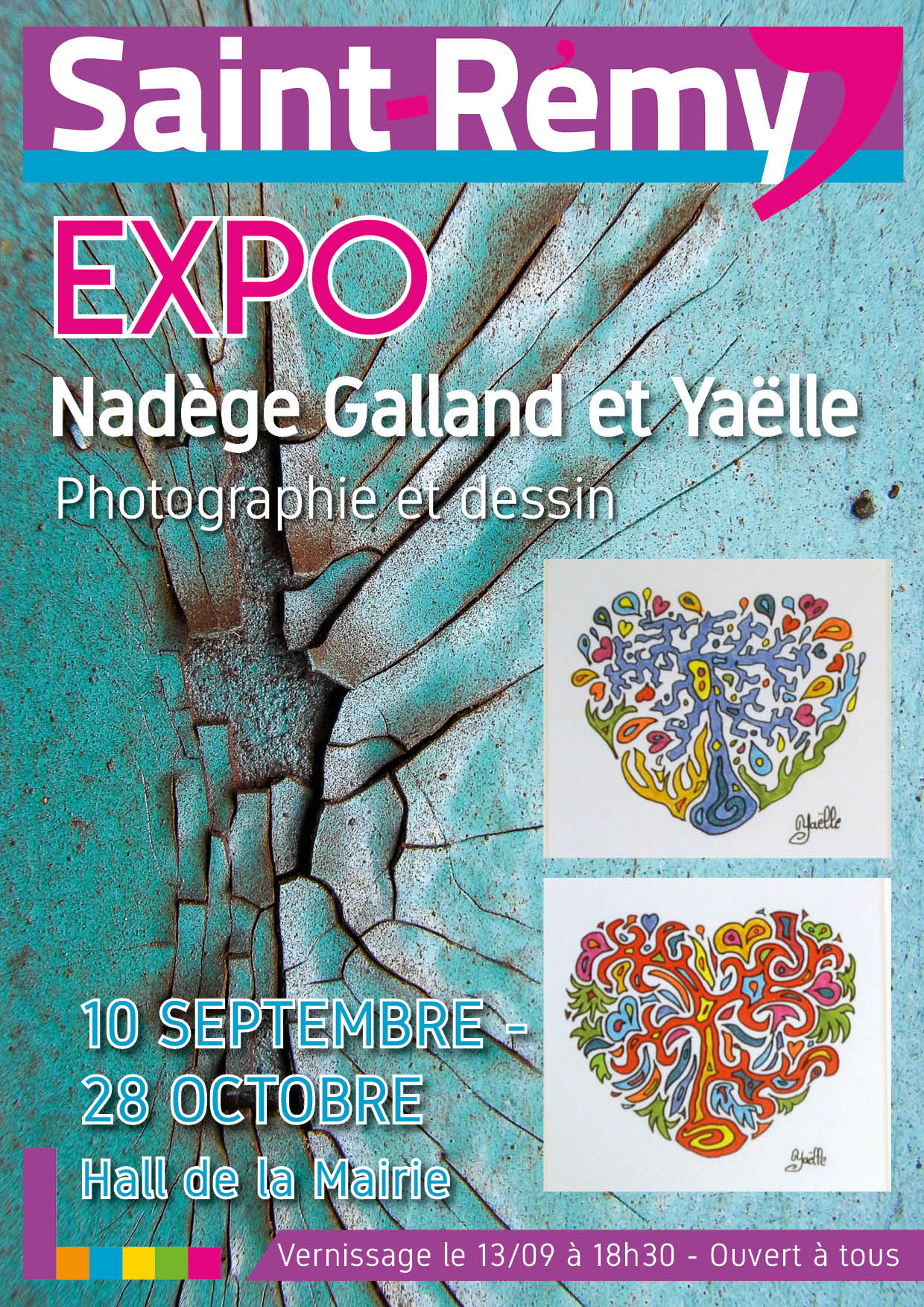 affiche Exposition : Nadège Galland et Yaëlle