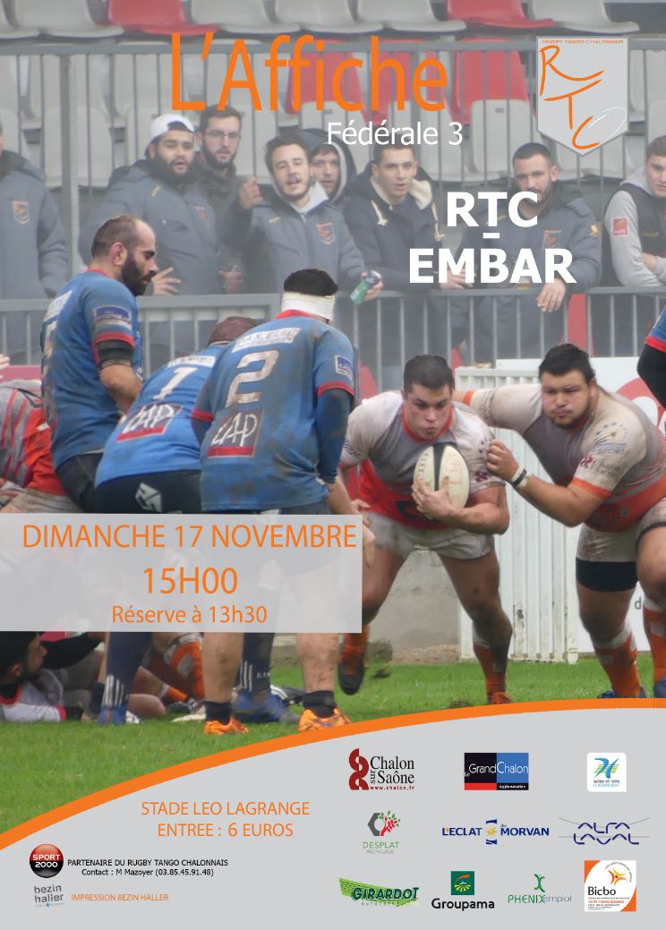 affiche Championnat de France de fédérale 3