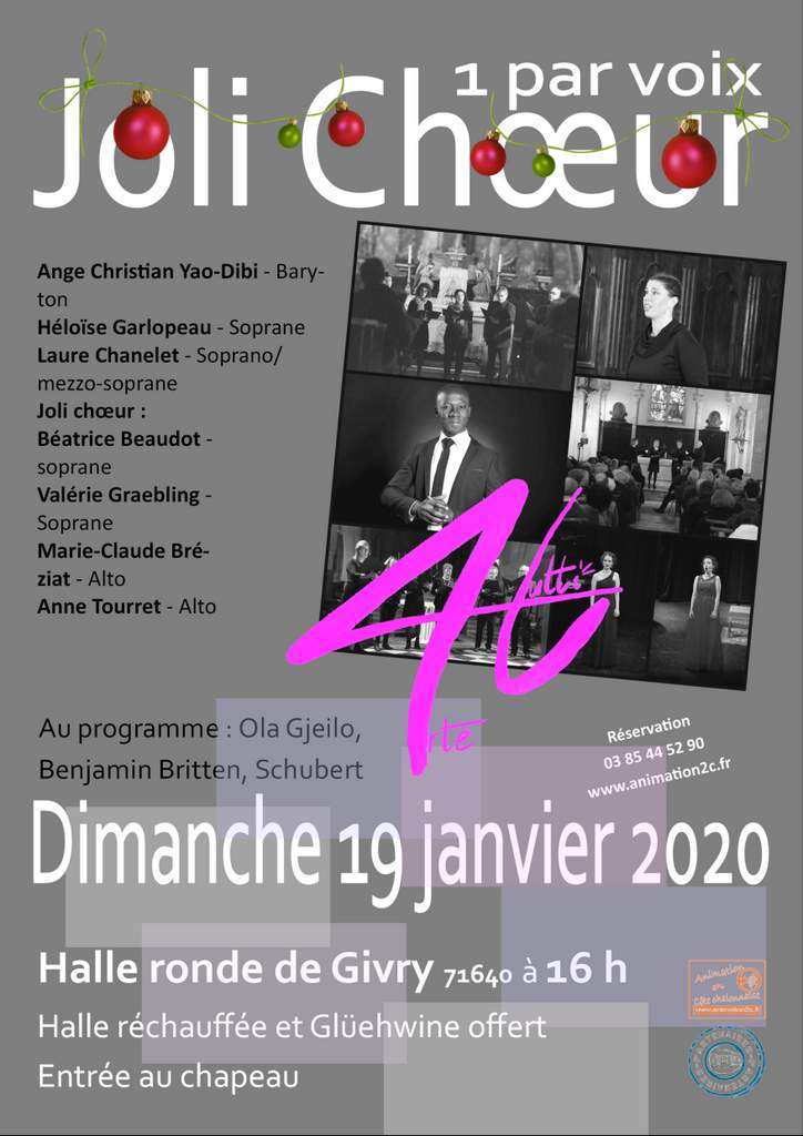 affiche Joli Choeur en concert