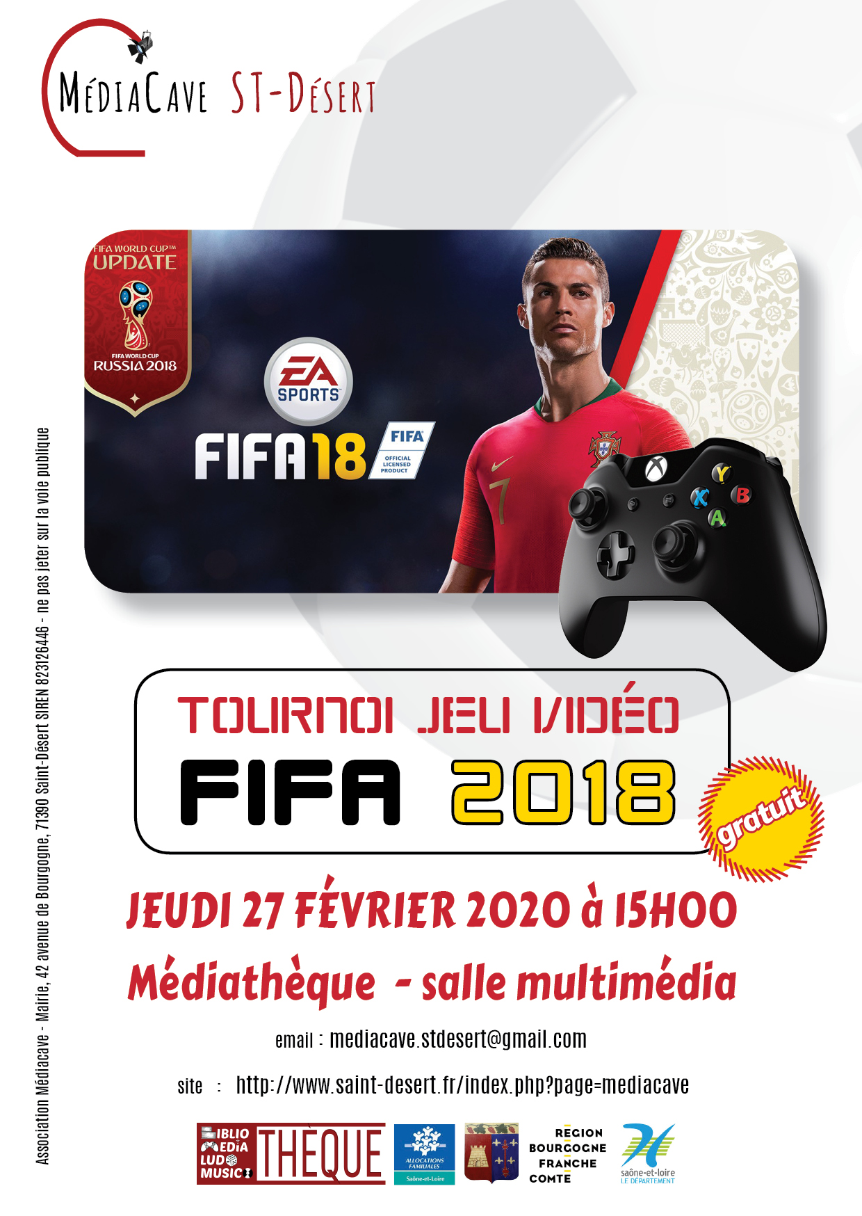 affiche Tournoi FIFA